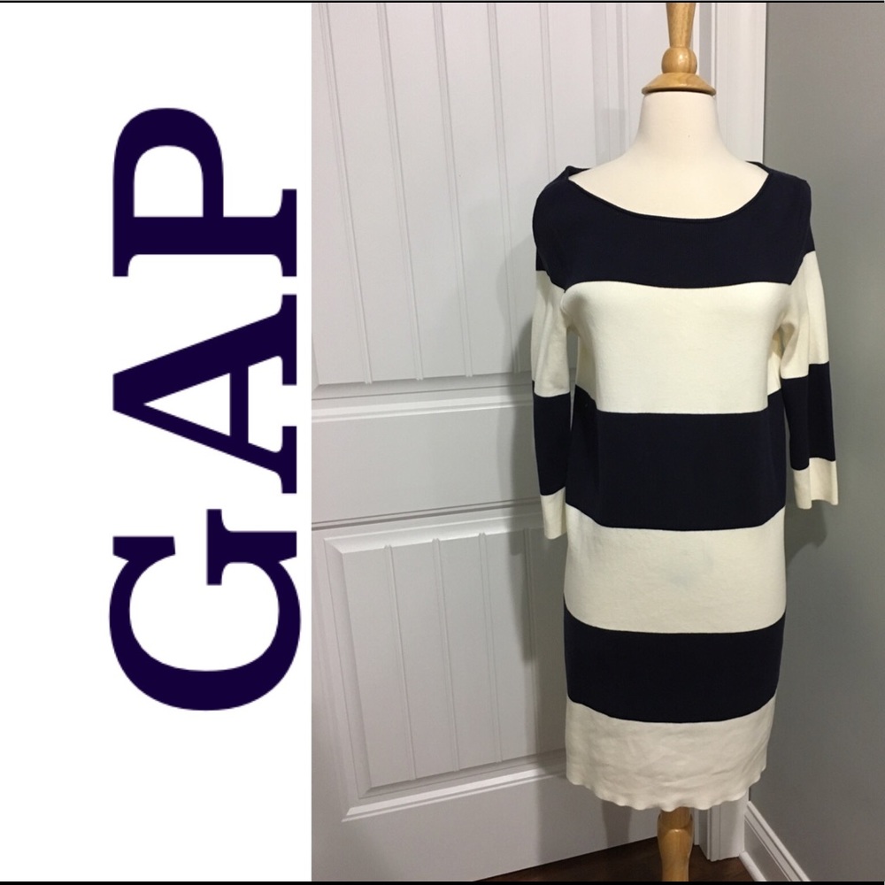 GAP Striped Sweater Dress Medium